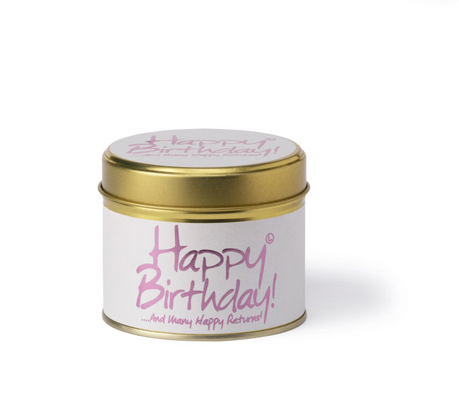 Lily-Flame Happy Birthday Scented Candle
