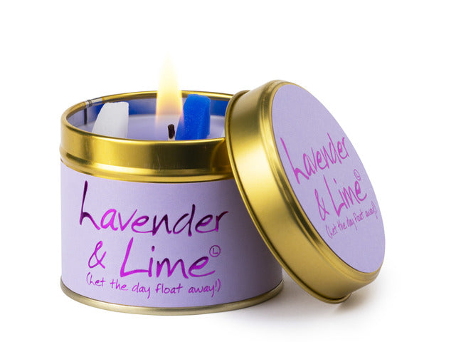 Lavender & Lime Scented Candle